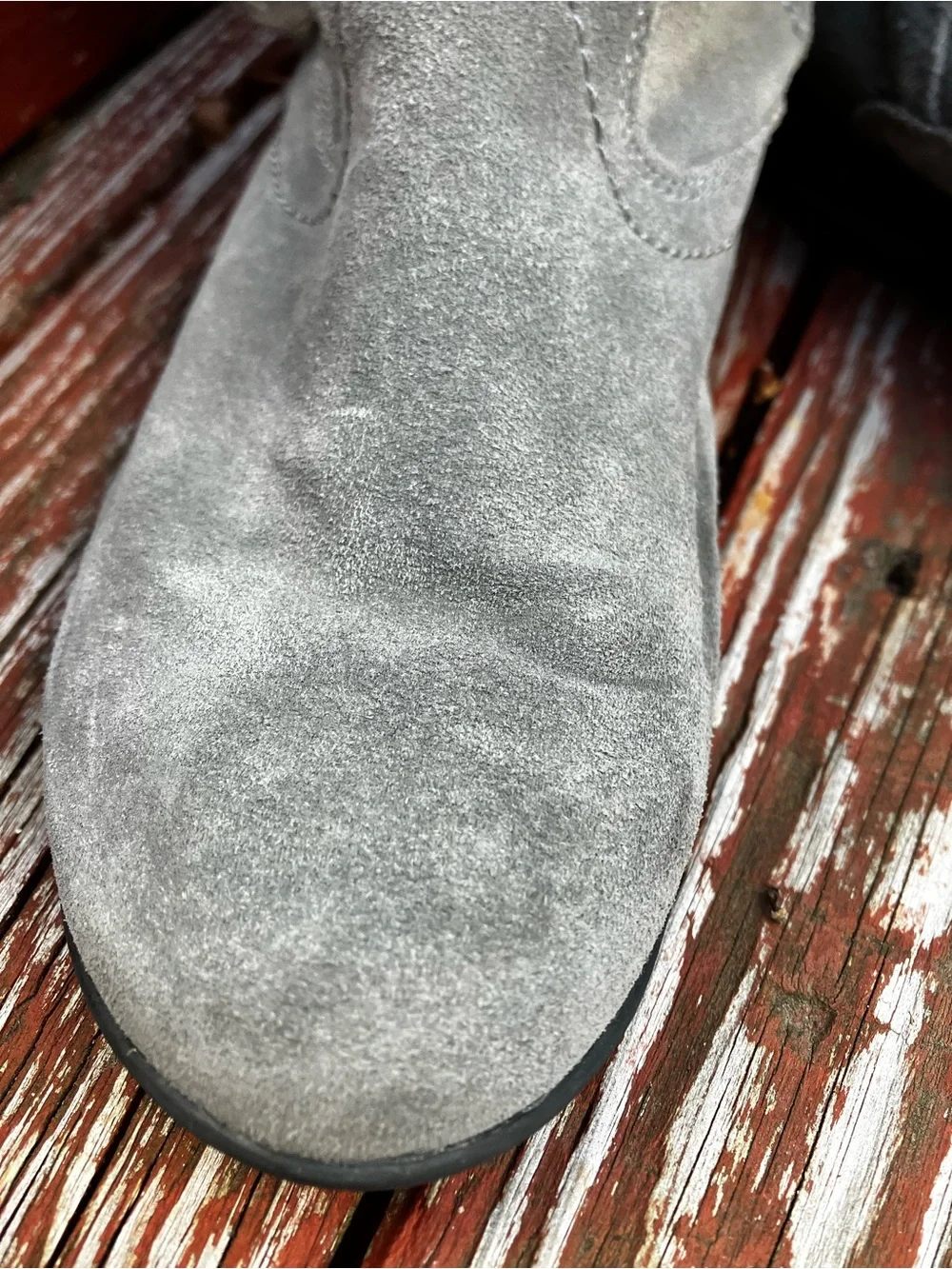 White Mountain Tantalas Gray Suede Fur Winter Boots 9M MSRP $85